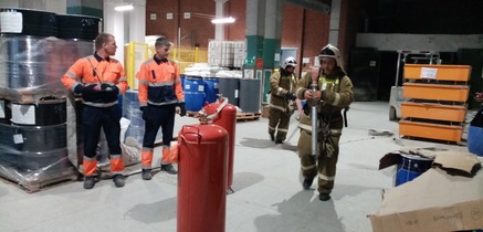 Практические занятия по решению пожарно-тактических задач
