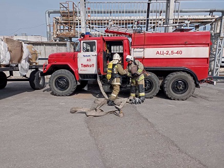 Проведены практические занятия по решению пожарно-тактических задач с личным составом пожарного подразделения Самарского областного отделения ВДПО